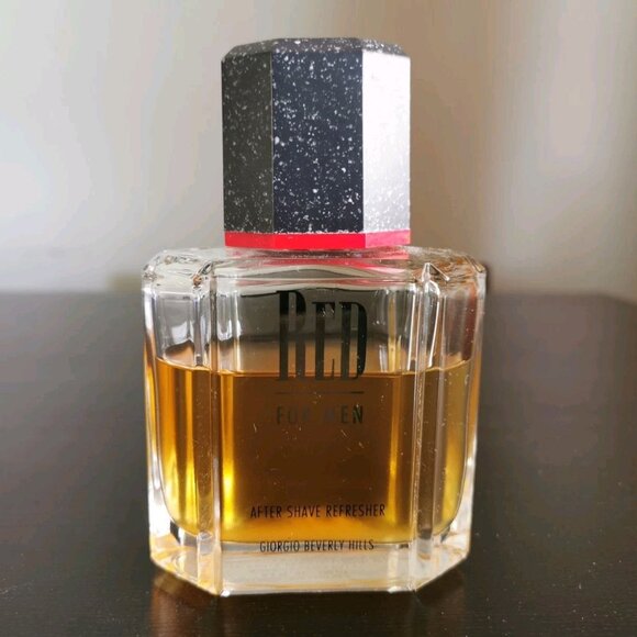 Red Giorgio Beverly Hills After Shave Splash Men 3.4 fl.oz/100 ml - Picture 1 of 7